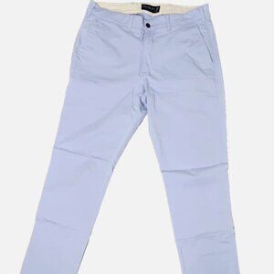 Abercrombie & Fitch Men’s Skinny Stretch Pants 34x32 Light Blue Chino Casual